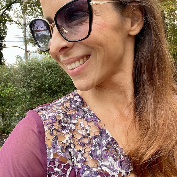 Purple Burgundy Fall Dress - Picture 12 of 16